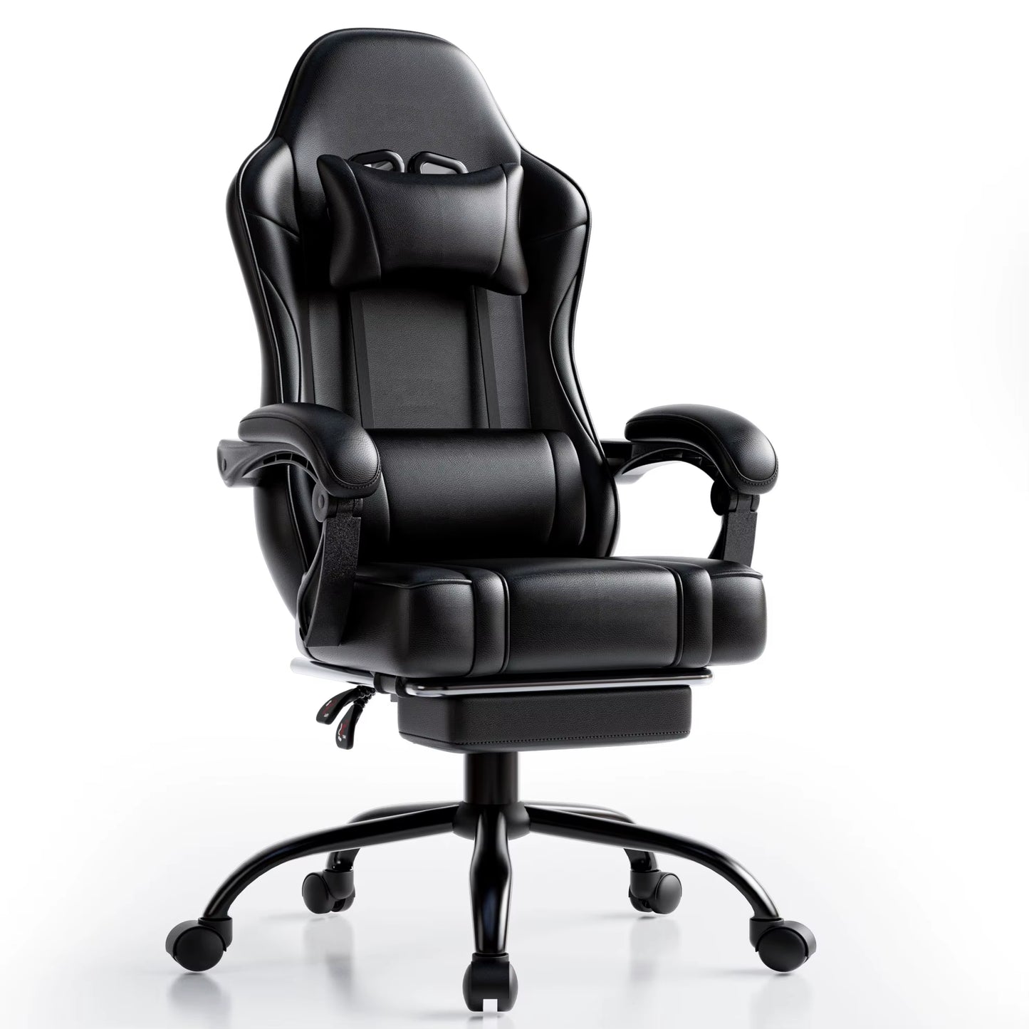 Ergonomic Gaming Chair Recliner, PU Leather Racing Game Chairs for Adults, Executive Office Chair Gamer Chair with Massager