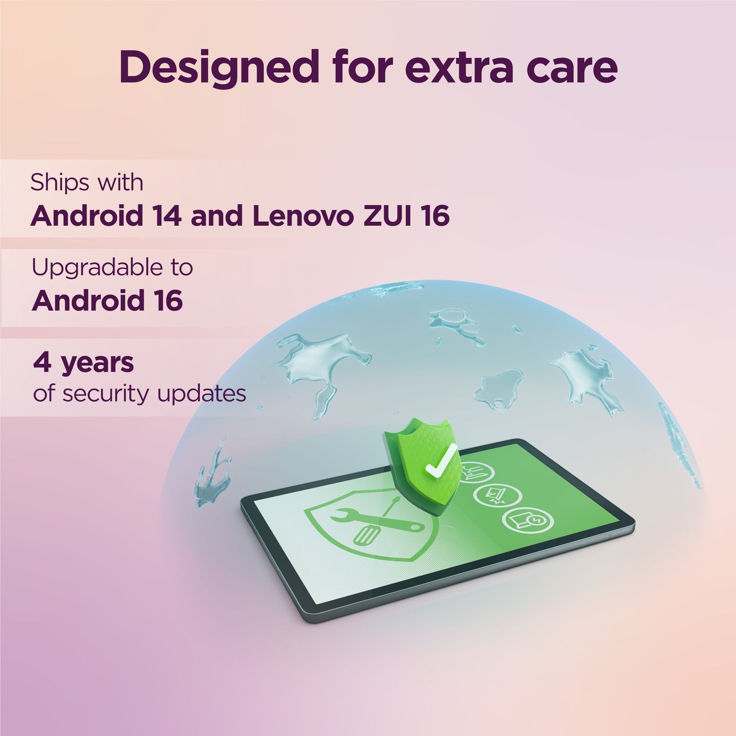Tab 10.1 1920 X 1200 60Hz Mediatek Helio G85 4G 128G Wifi 5 Android 14 ZAEH0148US