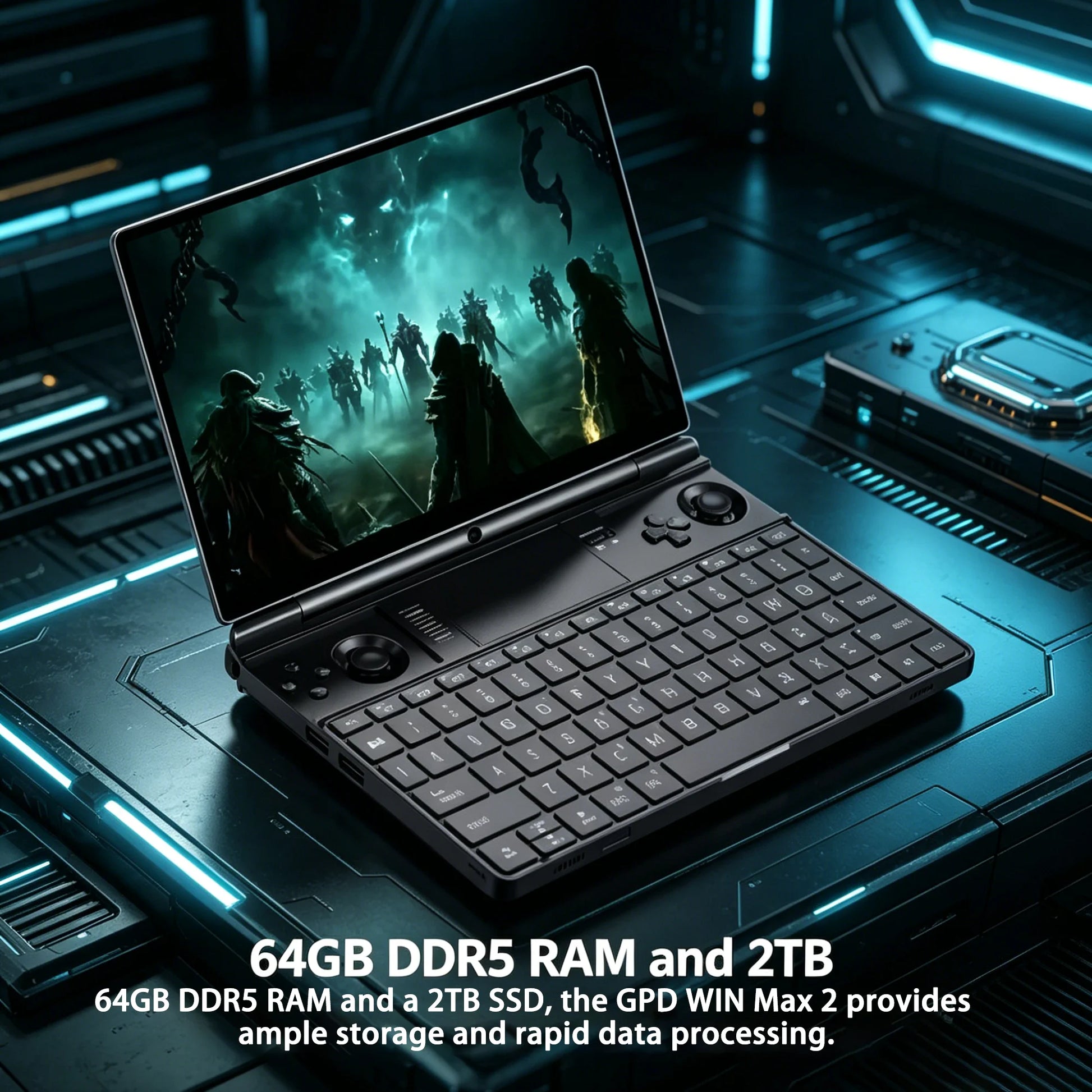 New 2025 Version in Stock! GPD WIN Max 2 10.1 Inch Handheld  AI 9 HX 370 64GB RAM 2TB SSD Mini Laptop Computer for Business