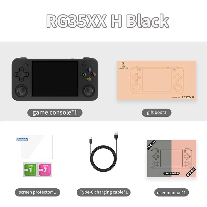 RG35XXSP Portable Flip Retro Handheld Game Console 3.5 Inch IPS Screen Linux System 3300Mah Supports 5G Wifi Bluetooth