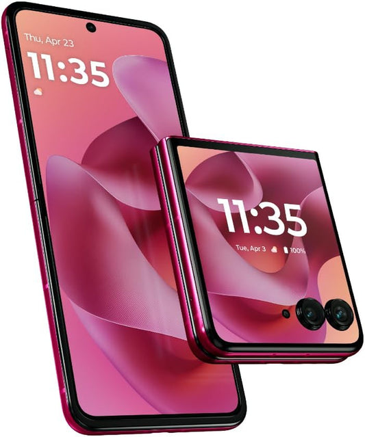 Motorola Razr+ 2025 | Unlocked | Made for US 12/256GB | 50MP Camera | Hot Pink