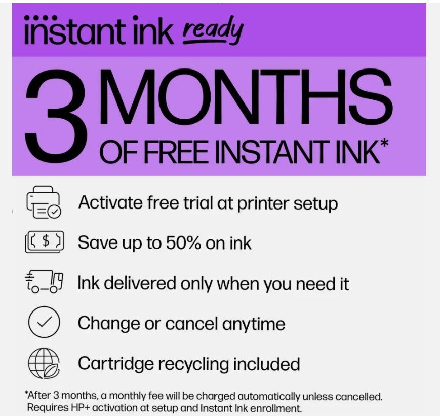 HP Officejet Pro 9125E All-In-One Printer with 3 Months Instant Ink