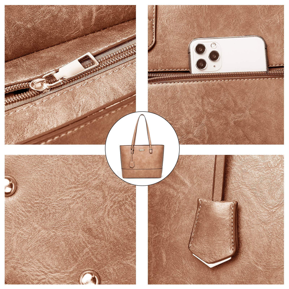 Satchel Purses and Handbags for Women Shoulder Tote Bags Wallets