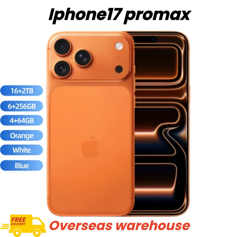 Unlocked Iphone 17 Pro Max Covert to Iphone 16 5G Smartphones 16GB 2TB Camera 48MP 108MP Face 4G 5G ID GPS Octa Core Android Mobile Phones Unlock Full Screen