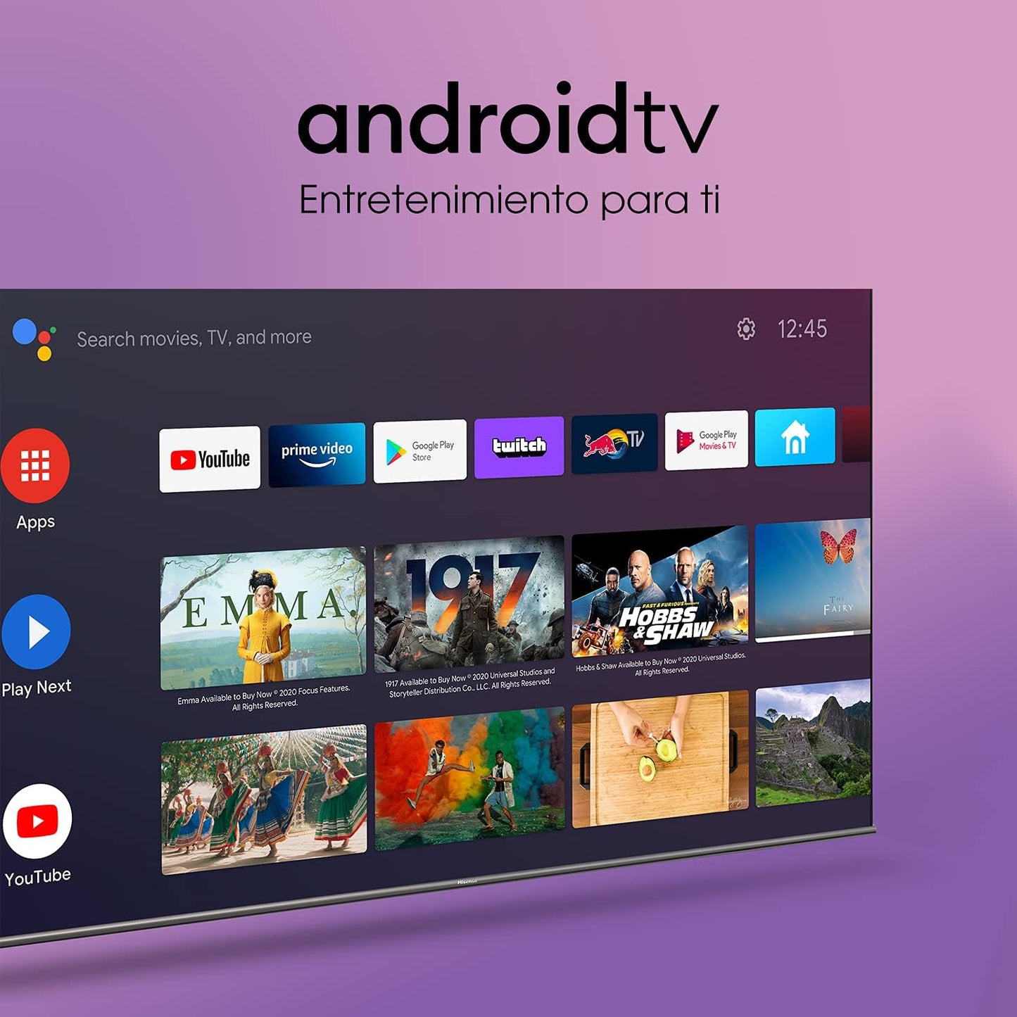 ULED 4K Premium 65U6G Quantum Dot QLED Series 65-Inch Android 4K Smart TV with Alexa Compatibility, 600-Nit HDR10+, Dolby Vision & Atmos, Voice Remote (2021 Model)