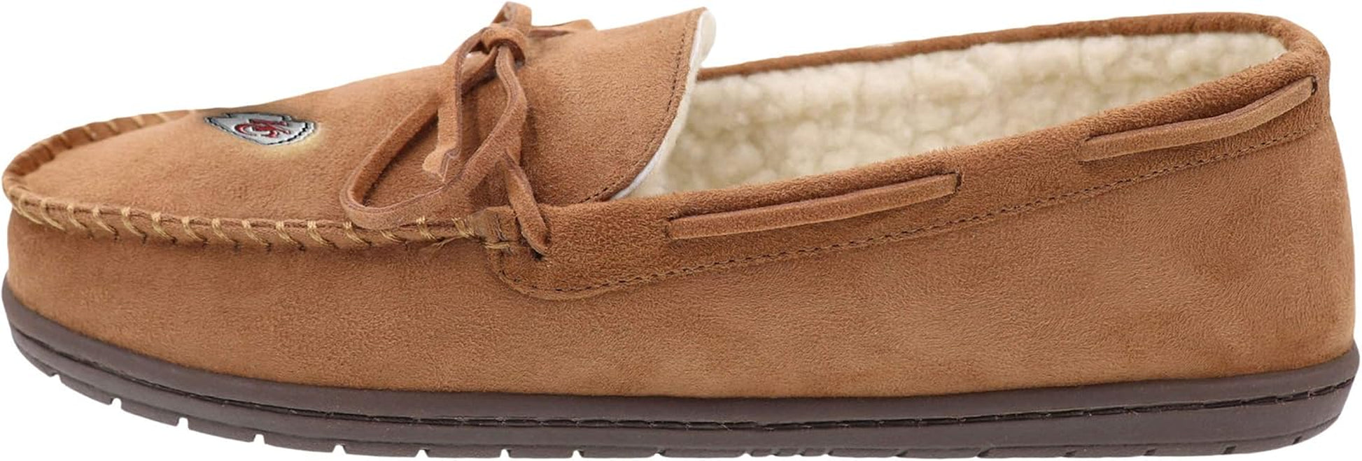 Men'S NFL Football Team Logo Moccasin Slippers