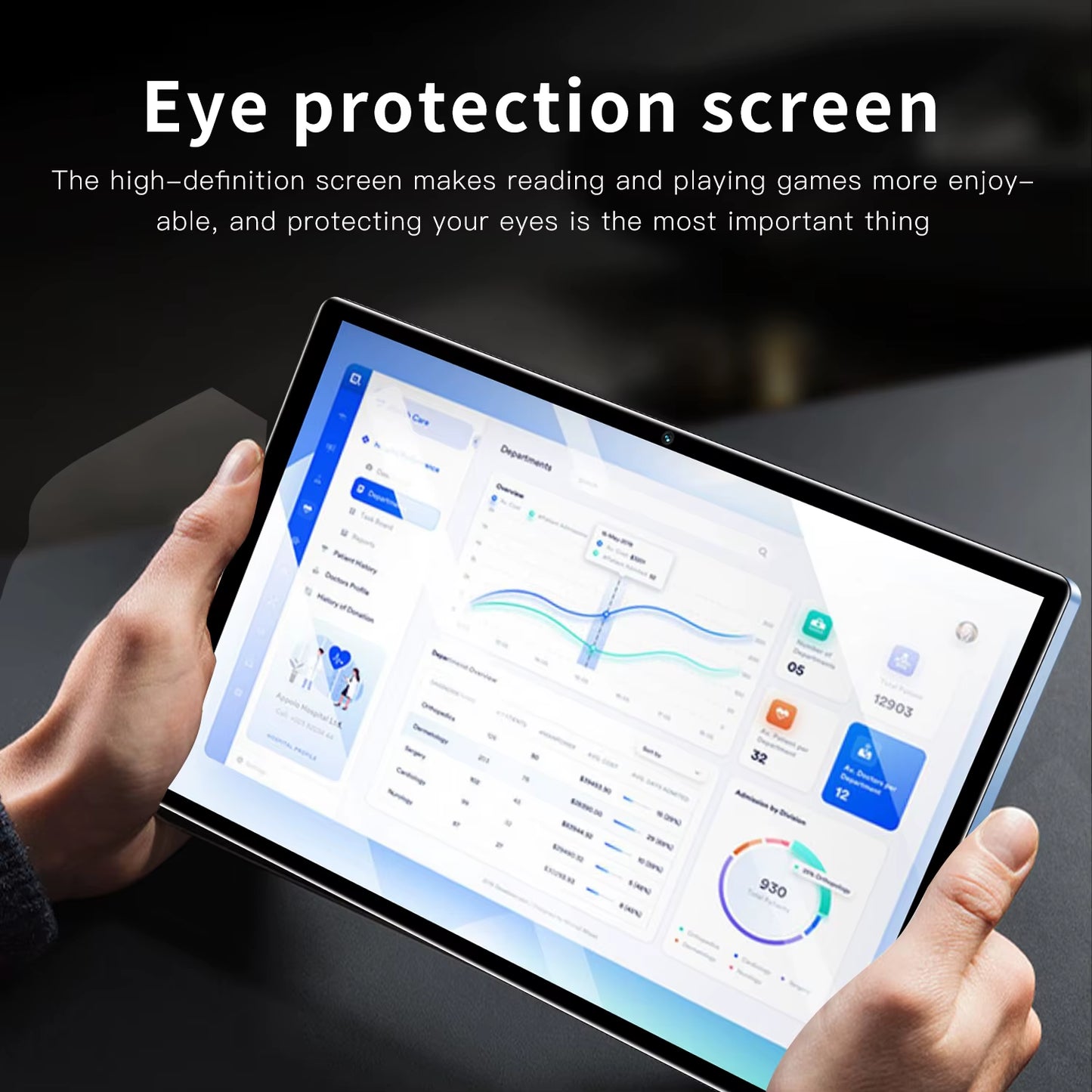 Android 10.1 Inch Tablet Pc Google Play Octa Core Dual Cameras Dual SIM 3G Phone Call Tablets Bluetooth Wifi 4GB+ 64GB ROM