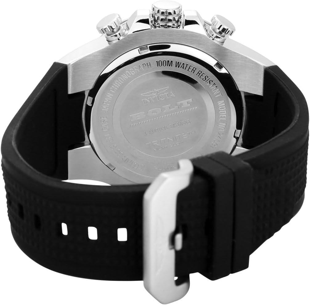 Men'S 24691 Bolt Analog Display Quartz Black Watch
