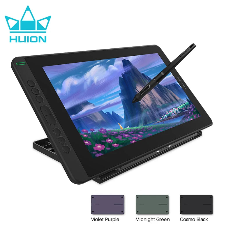 Kamvas 13 Graphics Tablet Monitor AG Glass Pen Display Drawing Screen 8192 Battery-Free Stylus for Android Windows Macos