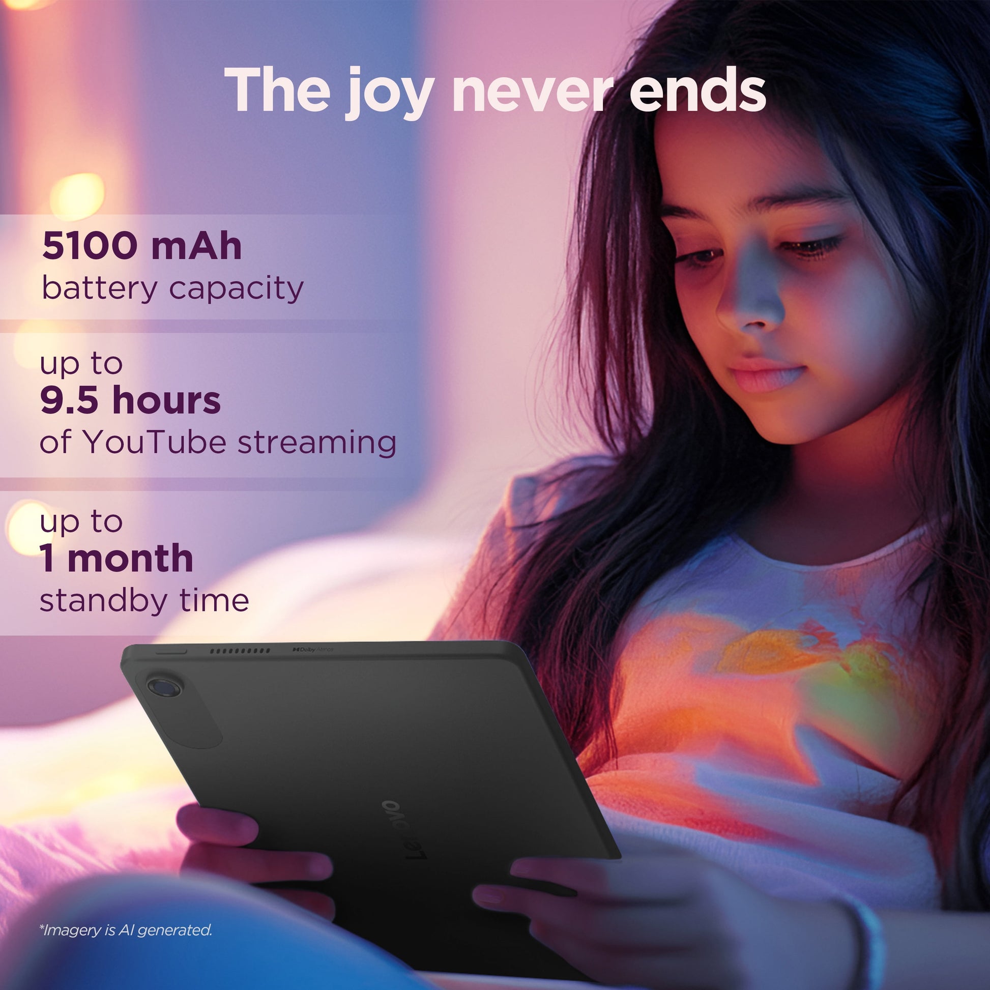 Tab 10.1 1920 X 1200 60Hz Mediatek Helio G85 4G 128G Wifi 5 Android 14 ZAEH0148US