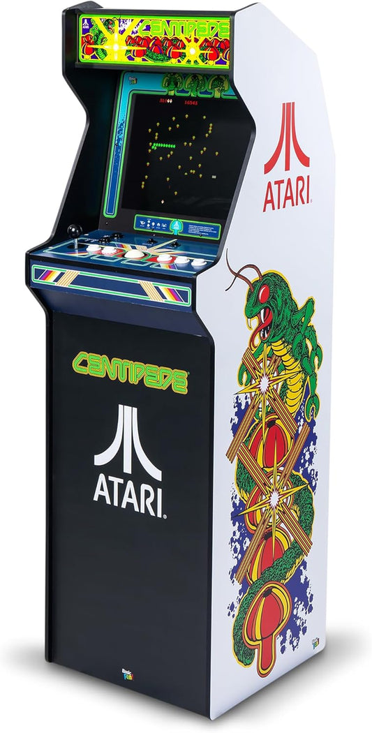 - Atari Centipede Ultra Series Game Machine, 40 Games, 17" Liquid Crystal Screen - Indoor Cabinet, Retro, Gaming Console, Basement Decoration, Man Cave