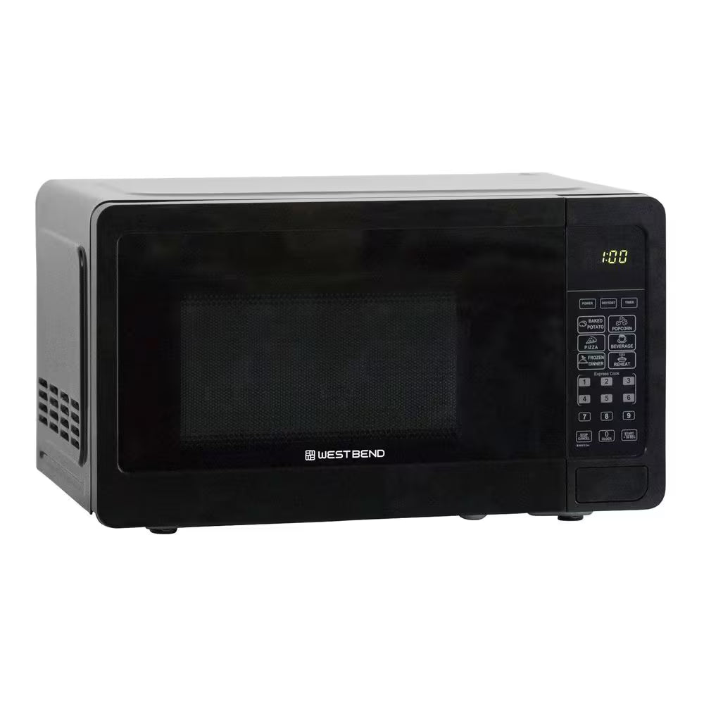 17.75 In. Width 0.7 Cu.Ft. Black 700-Watt Countertop Microwave