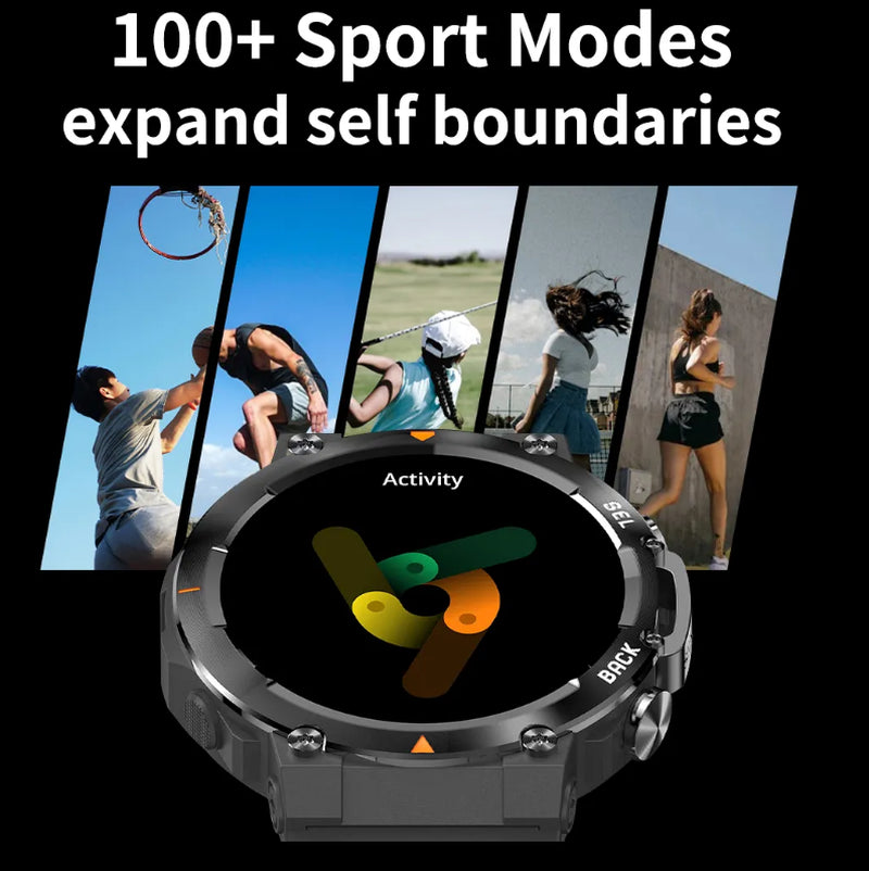 MAX18 Men Smartwatch Amoled1.43Inch Big Screen BT Calls Gesture Control AI Voice Sports Smart Watch Men