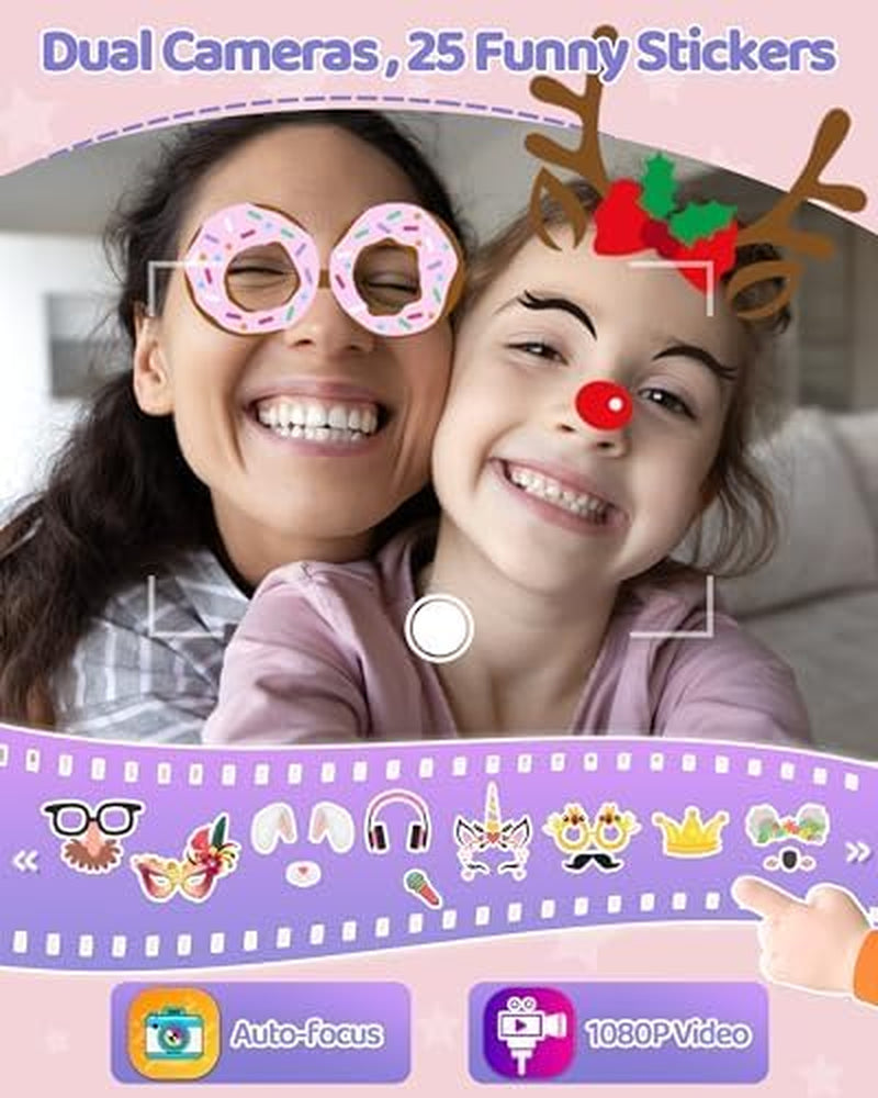 KOKODI Kids Smart Phone Toys, Birthday Gifts Unicorn Toddler Play Phone for Girl