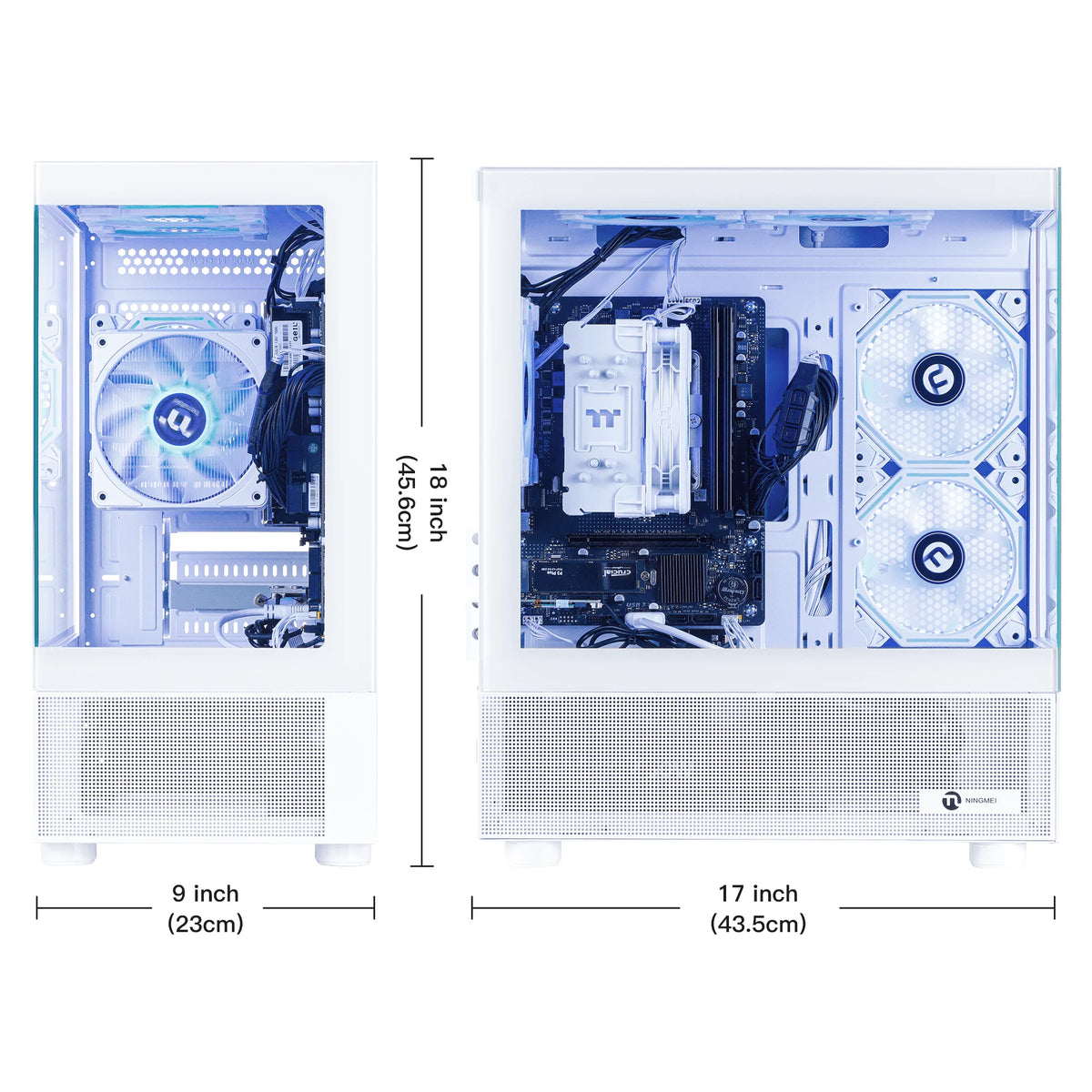 Lumishore Gaming PC AMD Ryzen 5 5600GT 16GB RAM 1TB SSD Wifi Gaming Desktop