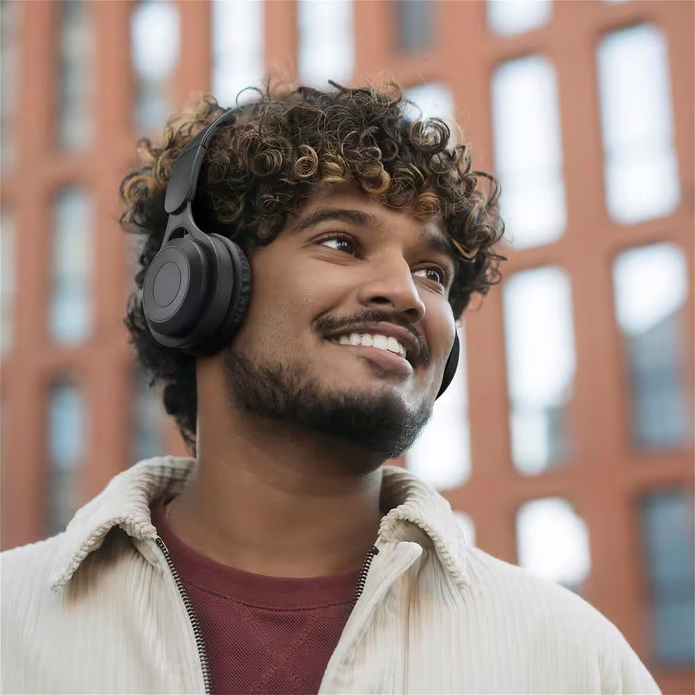 Black Wireless Bluetooth over the Head Headphones