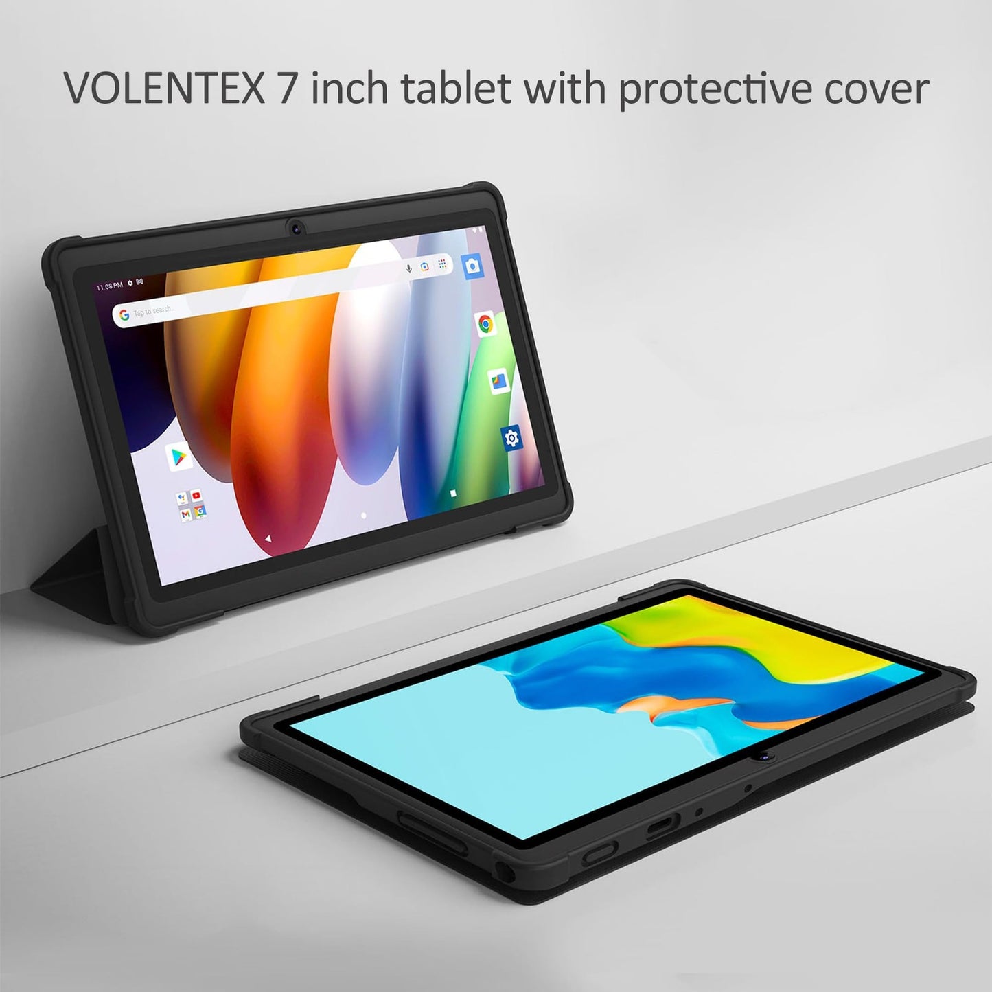 7 Inch Tablet, Quad Core Android 13 OS, 32GB ROM, Wifi, Bluetooth, Dual Camer...