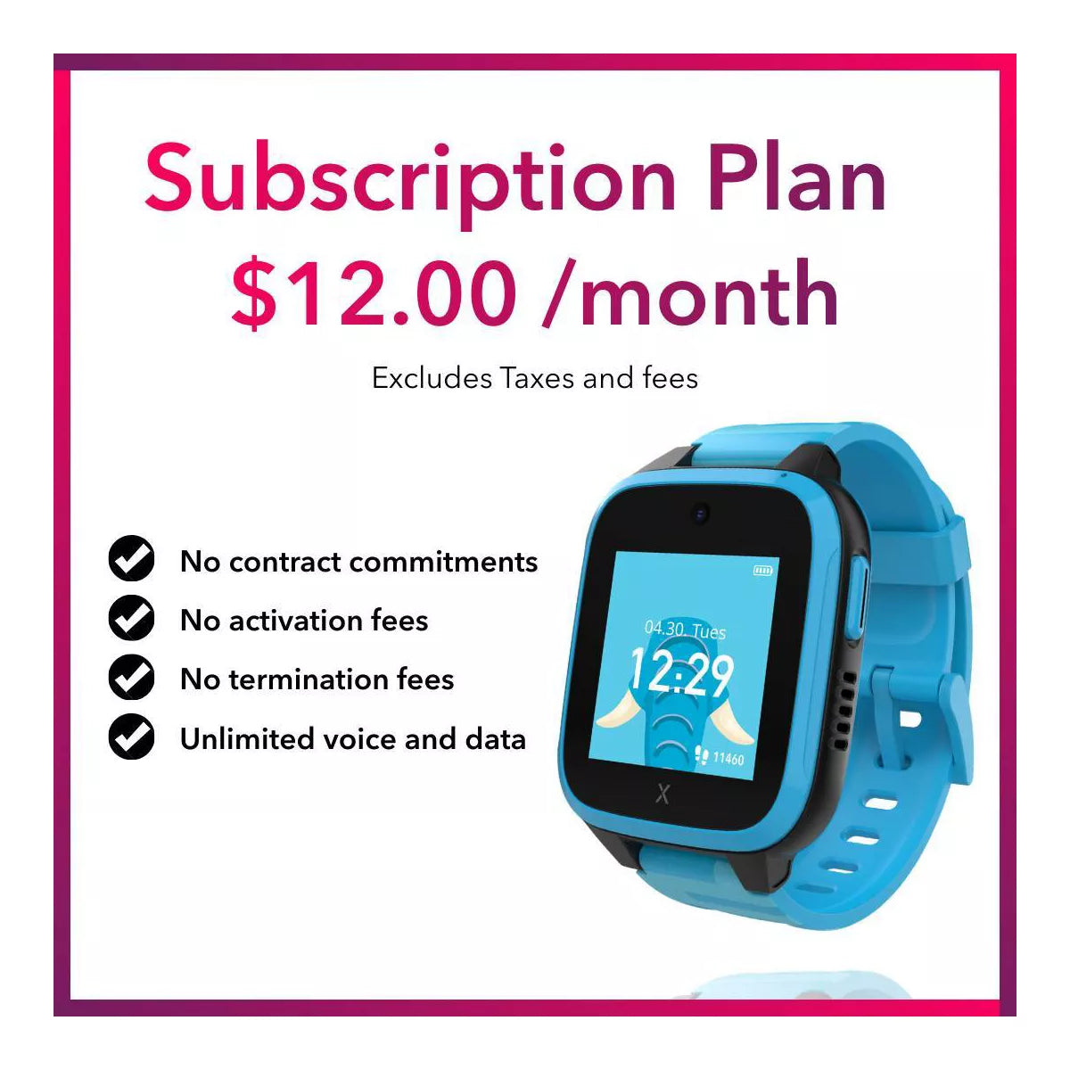 Xplora XGO3 Kids Smart Watch Cell Phone with GPS Tracker