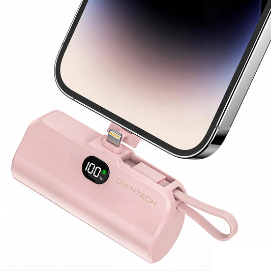 Portable Charger Power Bank for Iphone Android with LED Display 5000Mah Mini Fast Charger Battery Pack Compatible with Iphone 15/14/13/12