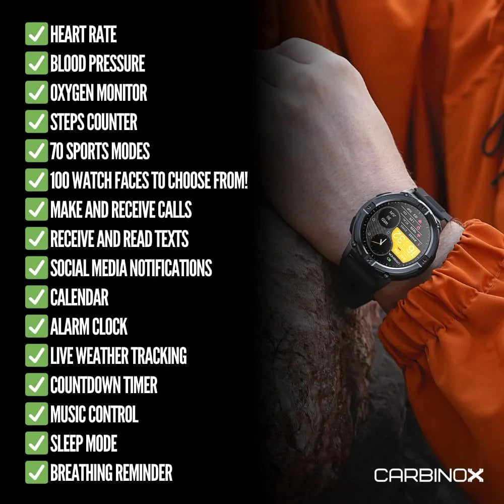 X-Ranger Waterproof Smartwatch Fitness Tracker for Android & Ios