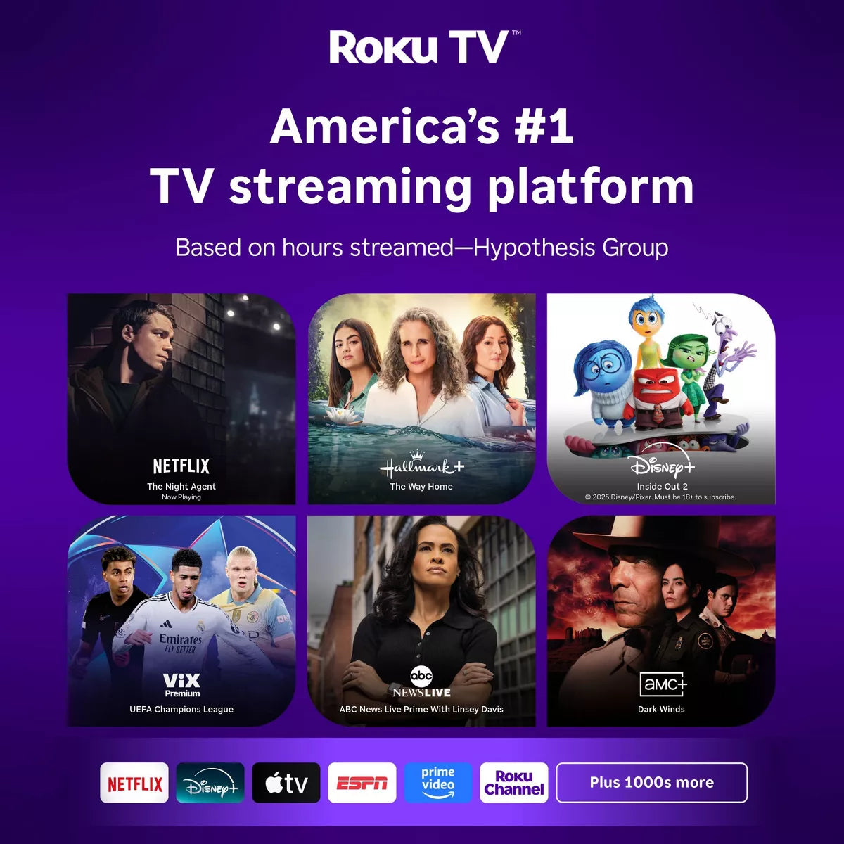 Hiro Roku TV 40" 1080P Full HD Smart TV Flat Screen LED Television with Roku TV and Dolby Audio for Streaming