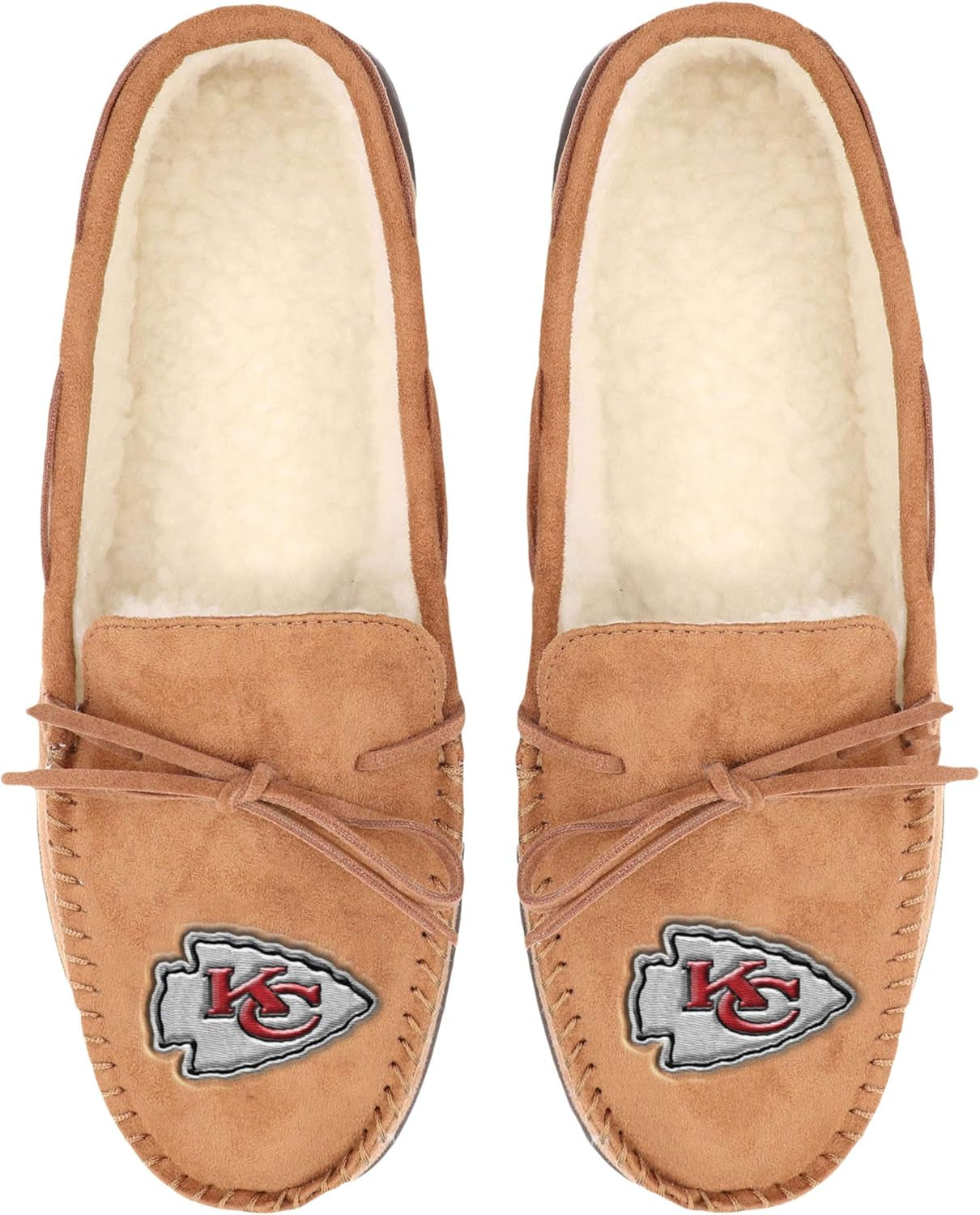 Men'S NFL Football Team Logo Moccasin Slippers