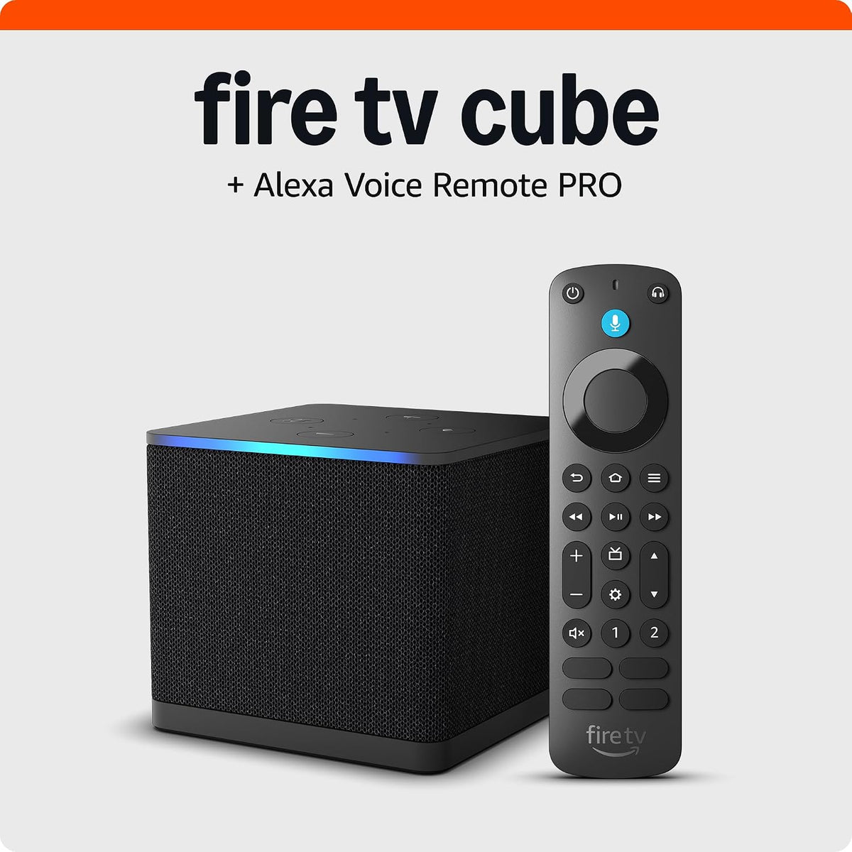 Fire TV Cube with Alexa Voice Remote Pro