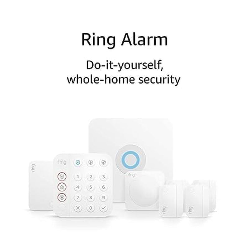 Like-New  Alarm 8-Piece Kit (Newest Model), Home or Business Security System with Optional 24/7 Professional Monito