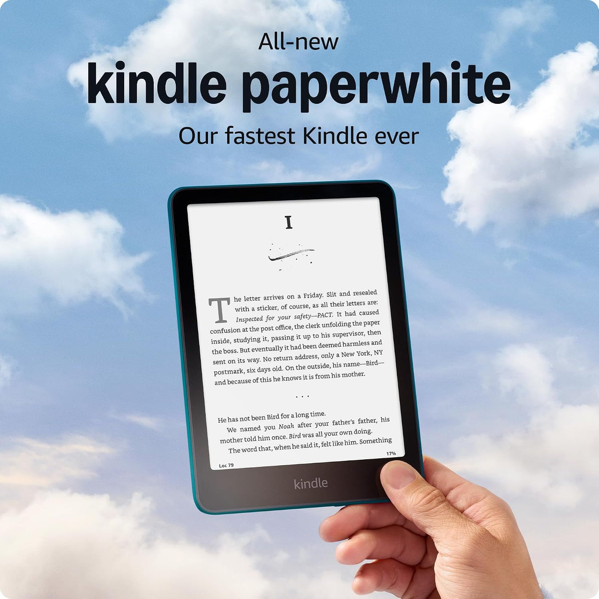 Kindle Paperwhite Bundle: Includes,  Kindle Paperwhite 16GB | Jade, Fabric Cover | Jade, & Power Adapter