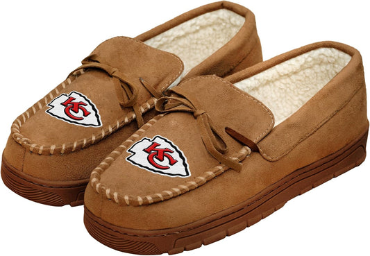Men'S NFL Football Team Logo Moccasin Slippers