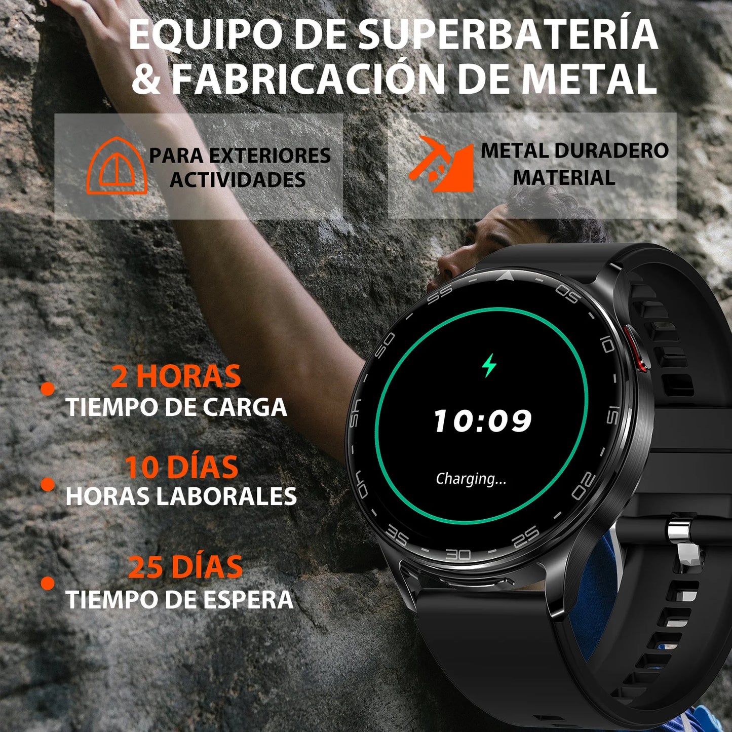 EIGIIIS Smart Watch with Earbuds1.39"Hd Fitness Watch with Heart Rate Blood Oxygen Sleep Tracker 2 In1 Bluetooth for Ios Android