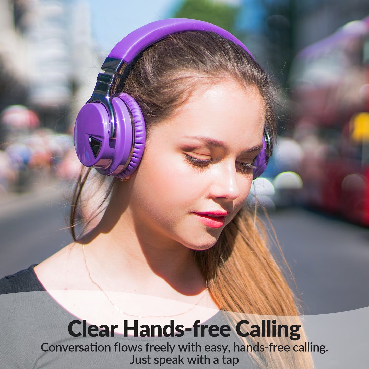 Bluetooth Noise-Canceling Over-Ear Headphones, E7Anc