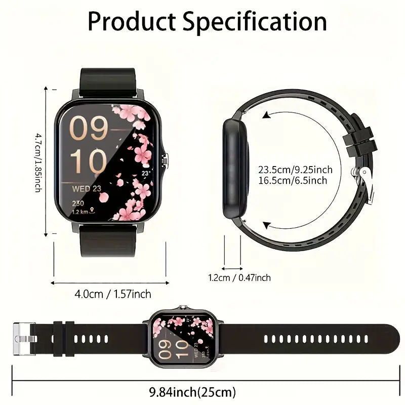 New Smartwatches Now on Sale, Featuring Message Alerts, Call Answering, Health Monitoring, Activity Tracking, Notification Reminders, and Fitness Functions.