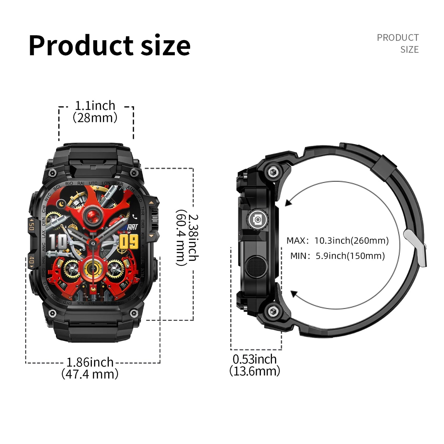 APPLLP 7 MAX Android Smart Watch Phone Amoled Touch Screen Rotating Camera Wifi 4G SIM Card Watch Outdoor Fitness Tracker