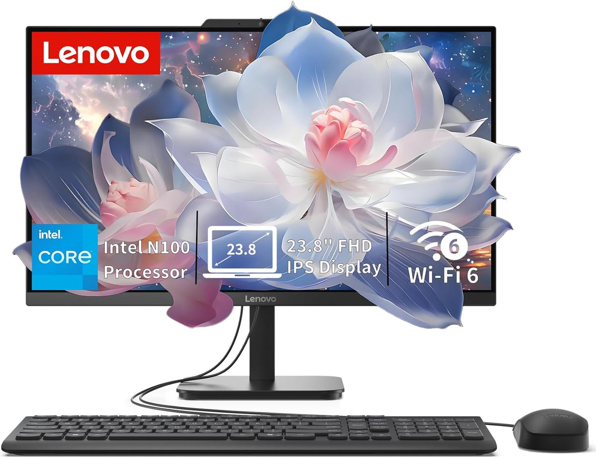 Ideacentre All-In-One Desktop Computer, 8GB RAM 512GB SSD