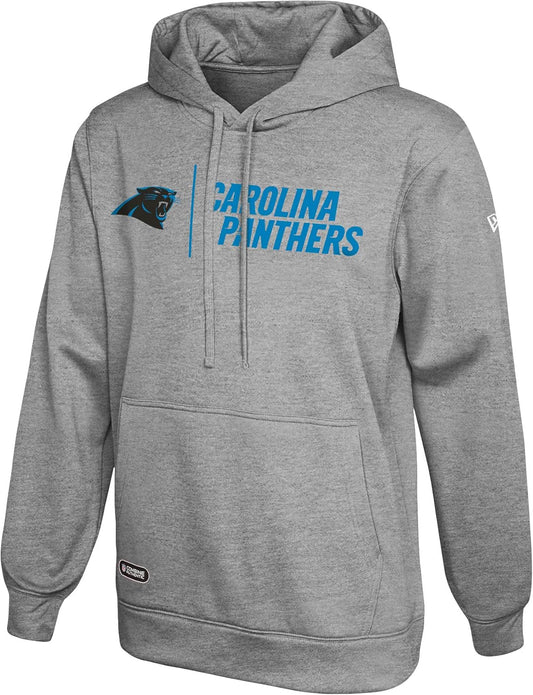 NFL Men'S Cool Grey Gametime Pullover Performance Hoodie, Pro Football Sweatshirt