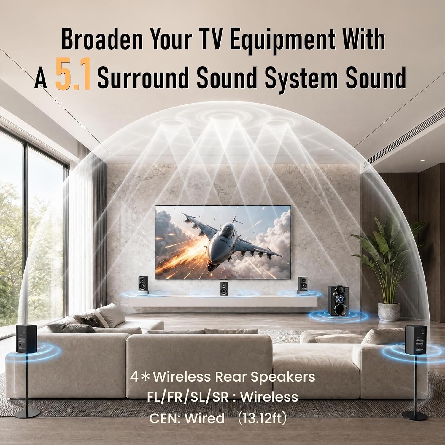 Wireless Surround Sound System Home Theater System