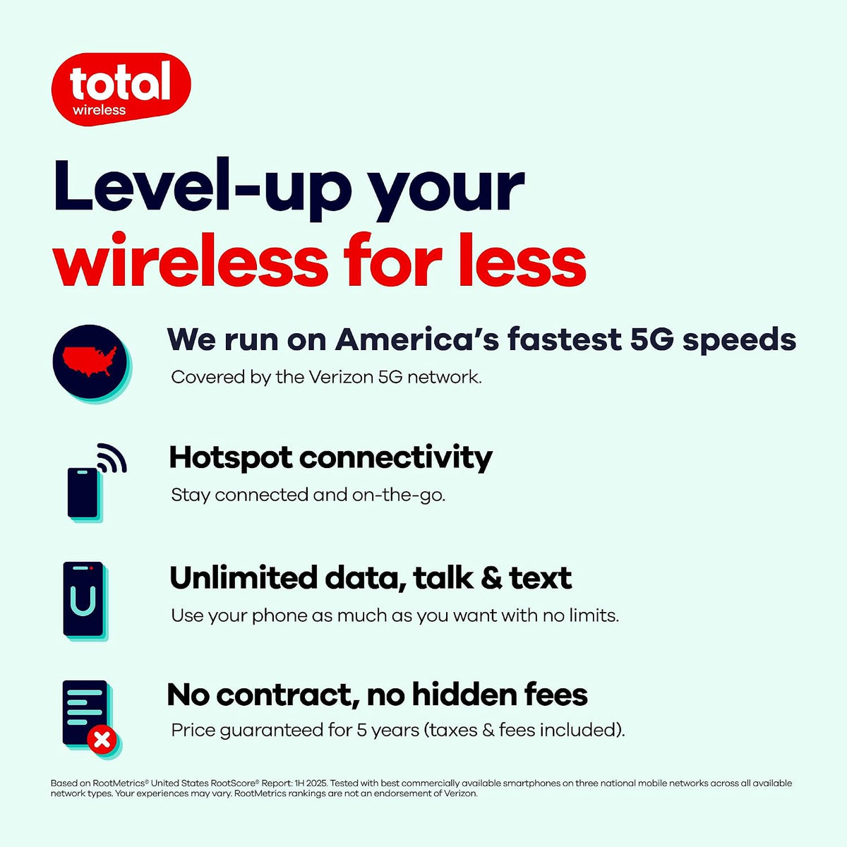 Total Wireless Samsung Galaxy A25 5G, 128GB (Locked to Total Wireless)