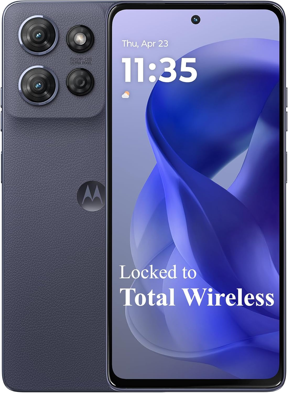 Motorola Moto G Power 2025, 128GB (Locked to ) | Prepaid Smartphone 5G, 50MP Camera, 6.6" 90Hz Display, Multi-Day Battery, Cosmic Black