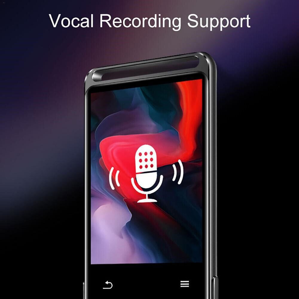 Bluetooth 5.0 MP3 Player Hifi Lossless Sound FM Radio Music Voice Recorder USA