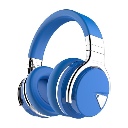 Bluetooth Noise-Canceling Over-Ear Headphones, Blue