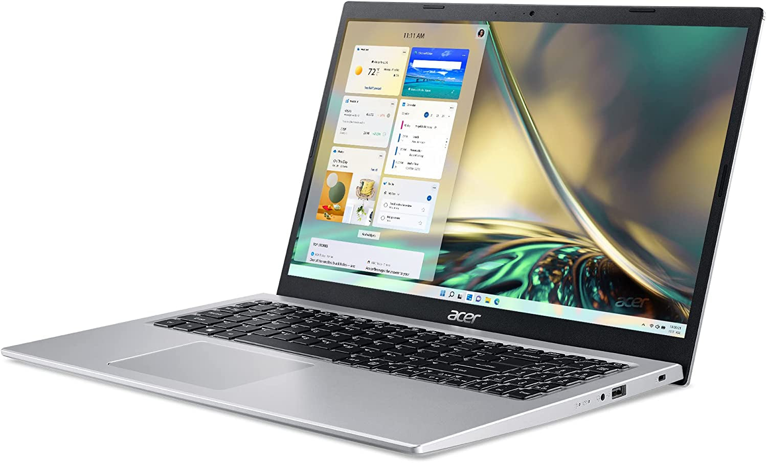 A515-56-36UT Aspire 5, 15.6" Full HD Display, 11Th Gen Intel Core I3-1115G4 Processor, 4GB DDR4, 128GB Nvme SSD, Wifi 6, Windows 11 Home (S Mode)