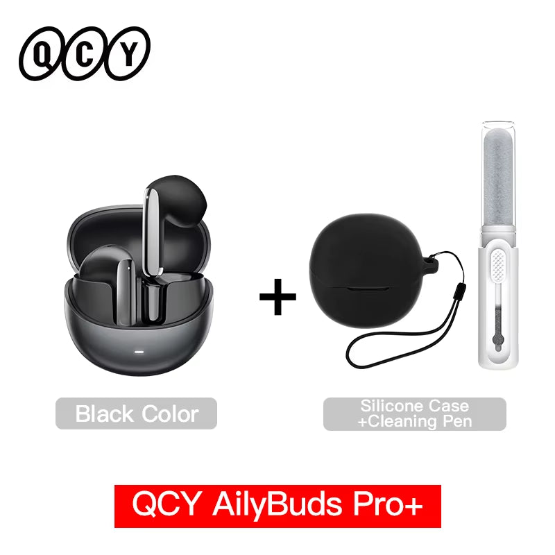 HT10 Ailybuds Pro+ ANC Wireless Earphones Hi-Res Audio with LDAC 6 Mic AI HD Call Headset Bluetooth 5.3 Dual Connect Earbuds