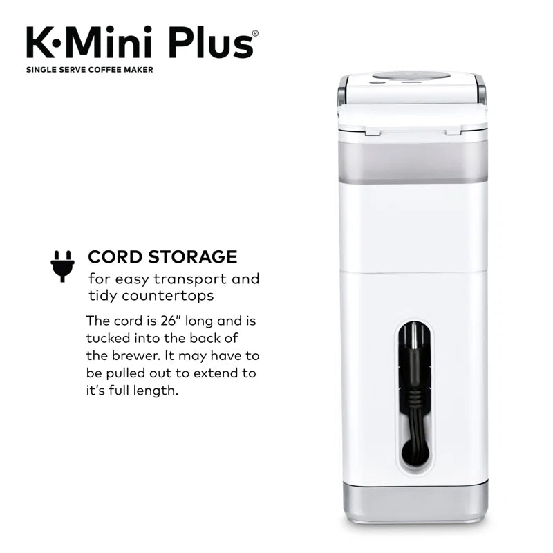 K-Mini plus Single Serve K-Cup Pod Coffee Maker