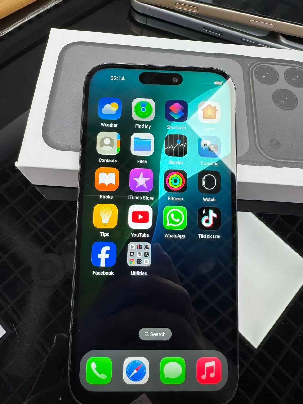 Unlocked Iphone 17 Pro Max Covert to Iphone 16 5G Smartphones 16GB 2TB Camera 48MP 108MP Face 4G 5G ID GPS Octa Core Android Mobile Phones Unlock Full Screen