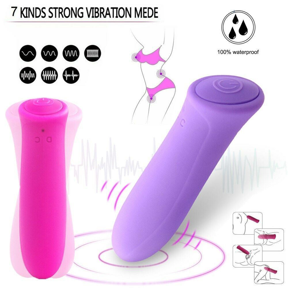 Waterproof Wireless Remote Control Bullet Clit Vibrator Sex Toys for Women US