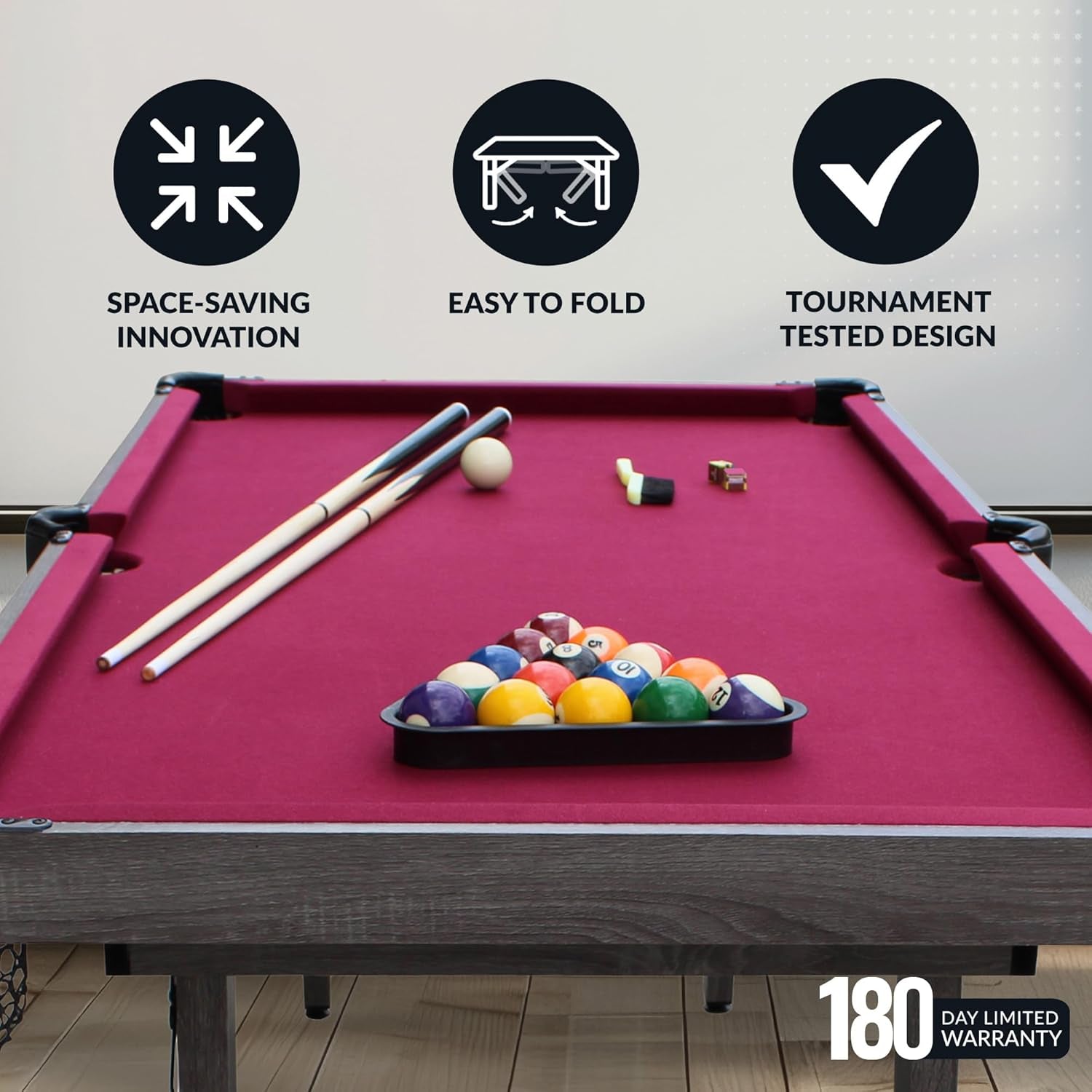 6' Pendleton Portable Pool Table