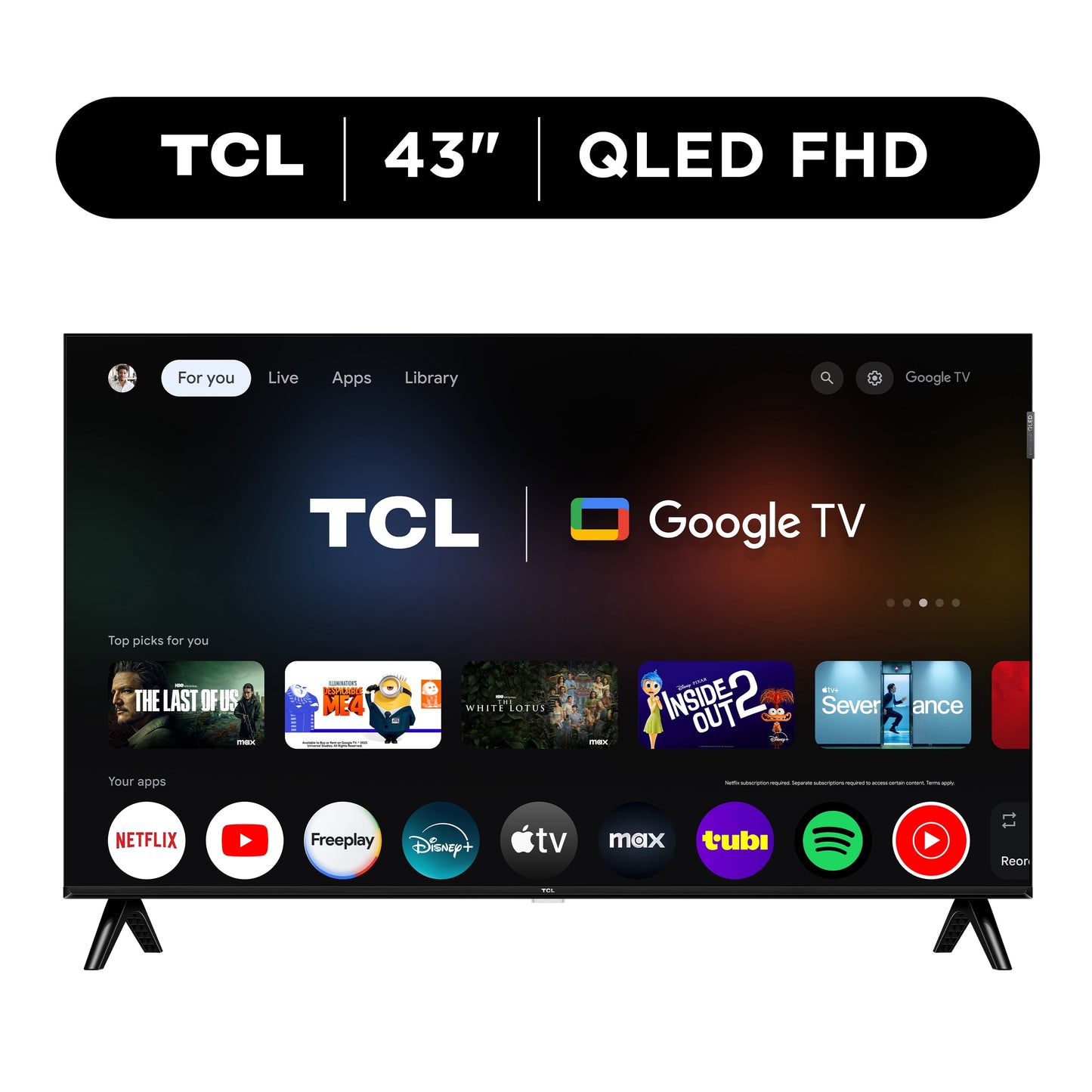43" Q31K Series 1080P FHD QLED Smart TV with Google TV – 43Q31K