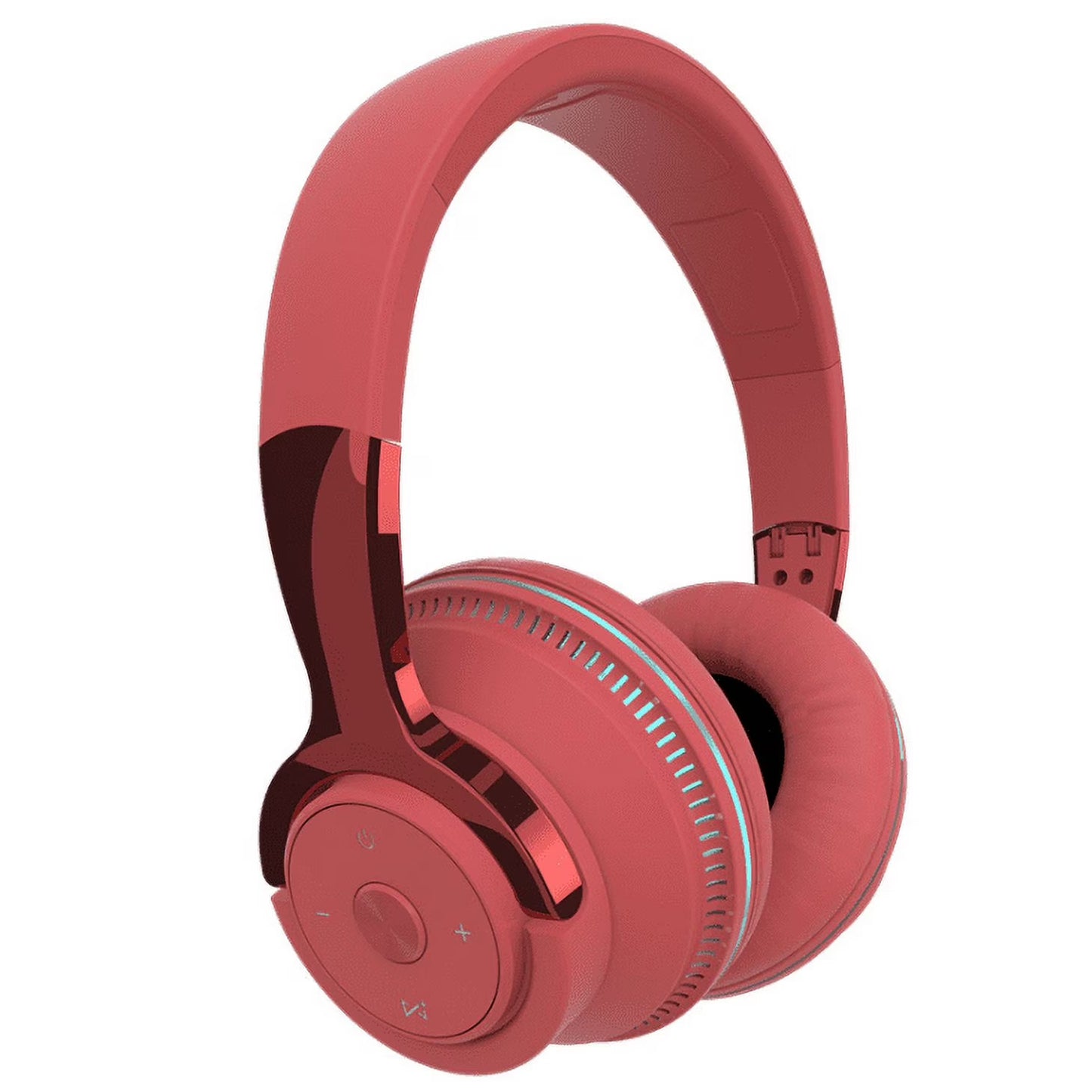 Wireless On-Ear Headphones, Upgraded Bass Hifi Stereo, Foldable and Wireless Wired Mode, Noise Isolating Over-Ear Headphones with Mic and Volume Control for Computer Laptop Mobile