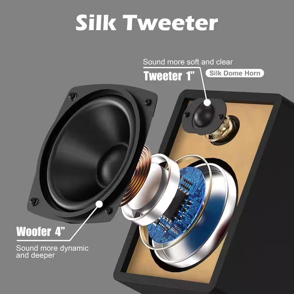 Compact 30W Stereo System-Cd Player, Bluetooth, FM Radio, USB, AUX, Earphone Port, Dsp-Tech, Remote (New Version)